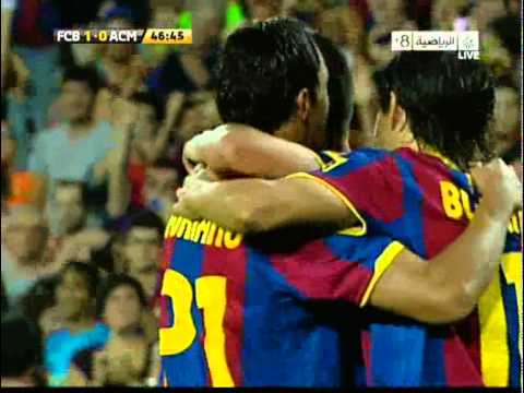 FC Barcelona 1-0 AC Milan, Juan Gamper trophy, 25/8/2010