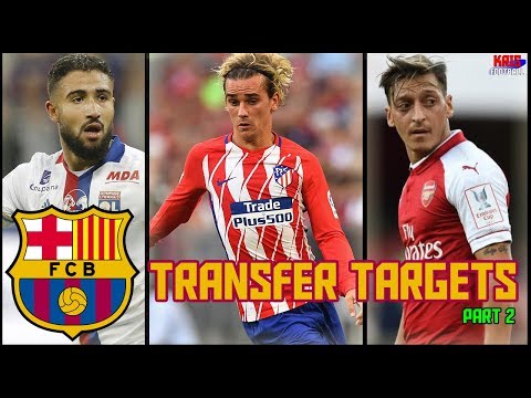 Top 5 FC Barcelona Transfer Targets in January 2018 Part 2