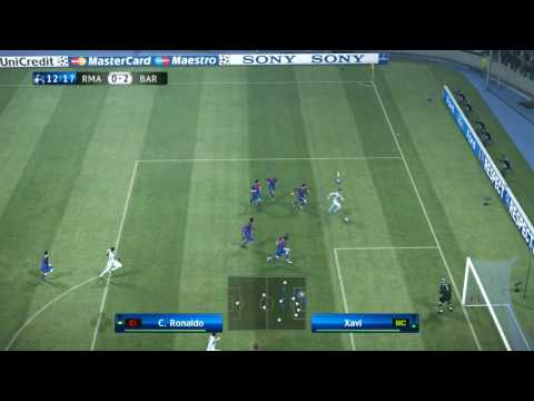 UEFA Champions League Barcelona vs Real Madrid 2009/2010 PES 2010 HD 1/2