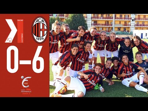 Highlights Pink Bari 0-6 AC Milan – Matchday 1 Women Serie A 2018/19