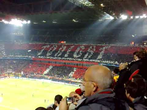 AC Milan 1-1 Real Madrid (03/11/2009) Curva & Squad Formation