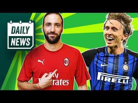 TRANSFER NEWS: Modrić to join Inter, Higuain joins Milan + Anthony Martial to leave Man United