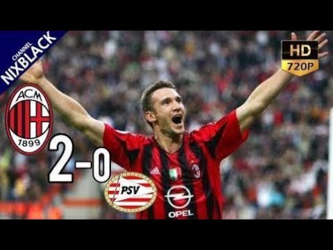 Football Today |  AC Milan 2-0 PSV 2005 Champions League Semi Final 1st Leg All Goals & Extended Hi
