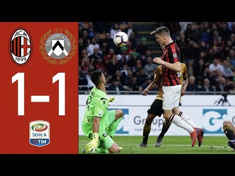 Highlights AC Milan 1-1 Udinese – Matchday 30 Serie A TIM 2018/2019