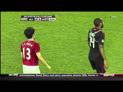 Thierry Henry vs Manchester United All Stars Game 2011 HD