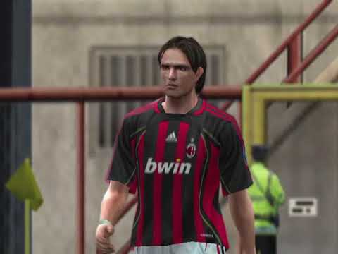 Pes 6 PC Gameplay Ac Milan vs Real Madrid