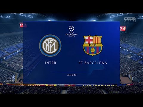 FIFA 19 | Inter Milan vs FC Barcelona – UEFA Champions League (Full Gameplay Xbox One X)