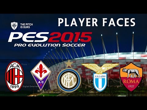 [TTB] PES 2015 – Serie A Faces – AC Milan, Fiorentina, Inter Milan, Lazio & Roma