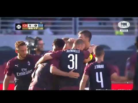 AC Milan 1 vs 0 Barcelona – André Silva