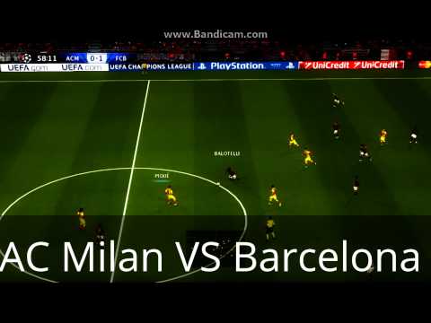 AC Milan VS Barcelona 2015