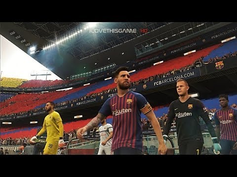 PES 2019 DEMO GAMEPLAY I Barcelona vs AC Milan