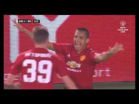 Alexis Sanchez Goal || Manchester United vs AC Milan 25.07.2018 (Link Match live in description)