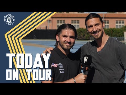 Zlatan Exclusive! | Dominic Monaghan speak to us | Today on Tour | USA Tour 2018 Live on MUTV