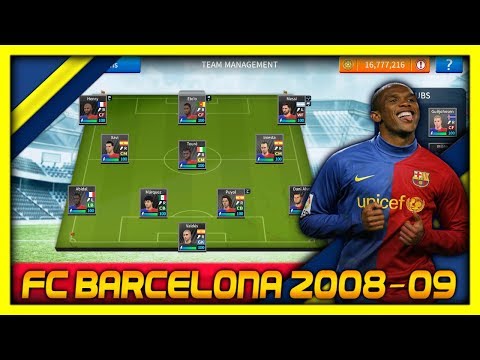 NCH – Dream League Soccer 2019 Creat Full squad Barcelona 2008/09 team.