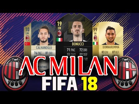 FIFA 18 | AC MILAN – PLAYERS RATINGS PREDICTIONS