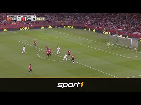 Traumtor: Milan-Star lässt de Gea keine Chance | Manchester United – AC Milan | ICC 2019 | SPORT1