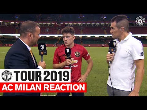 Daniel James Post Match Reaction | Manchester United v AC Milan | ICC | Tour 2019