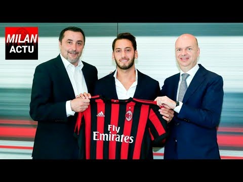 IT'S OFFICIAL : HAKAN ÇALHANOGLU IS AN A.C. MILAN'S PLAYER – Calhanoglu Casa Milan | MilanActu [HD]