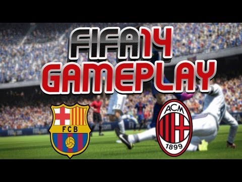 FIFA 14 | FC Barcelona vs AC Milan | Gameplay