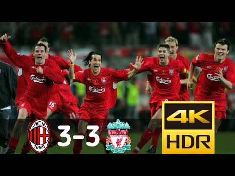 Liverpool vs AC Milan – UCL 2005 Final – Highlights UHD 4K