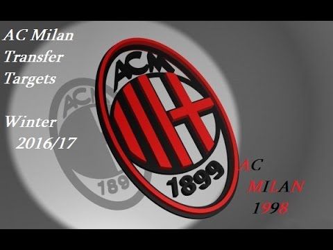 AC Milan TRANSFER TARGETS | Winter 2016/17