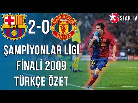 Barcelona 2-0 Manchester United | 2009 Şampiyonlar Ligi Finali Türkçe Maç Özeti • HD