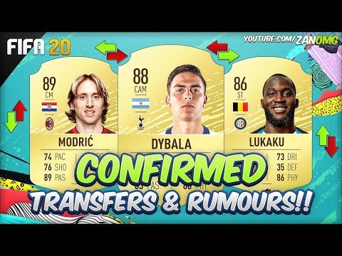 FIFA 20 | NEW CONFIRMED TRANSFERS & RUMOURS!! | FT. DYBALA, MODRIC, LUKAKU…