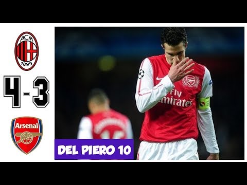 AC Milan vs Arsenal 4-3 : Disaster Night For Arsenal in Milan – UCL 2012