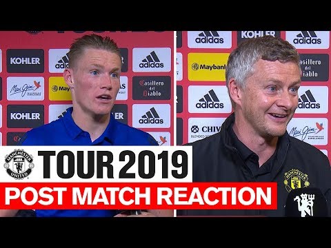 Manchester United | Tour 2019 | Inter Milan | McTominay  & Solskjaer | Post Match Reaction