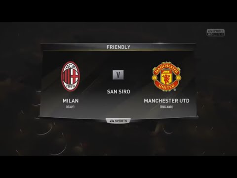 A.C . Milan vs Manchester United FC-Full Match (FIFA 18)