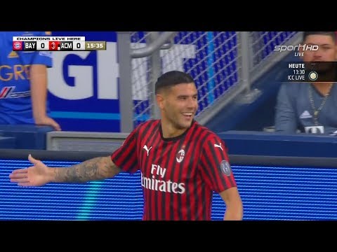 Theo Hernández debut for AC Milan 2019