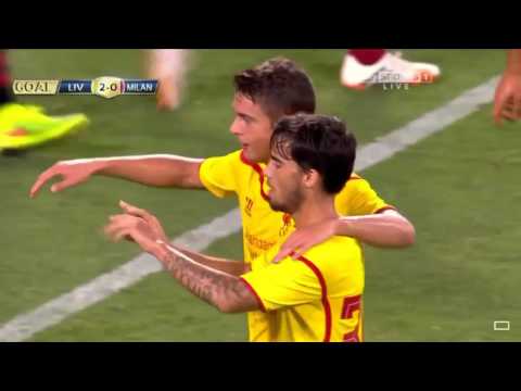 Suso brilliant goal   Liverpool vs AC Milan   Pre Season Friendly 2014, HD