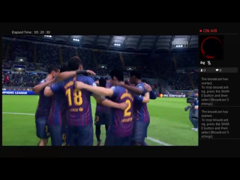 Final Liga Champions  AC Milan Vs Barcelona FC Live PS4 Broadcast