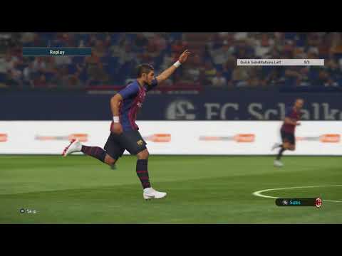 DEMO terakhir munuju Rilis Ac Milan Vs Barcelona fc PES2019