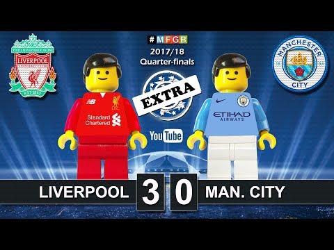 Liverpool vs Manchester City 3-0 • Champions League 2018 (04/04) Goals Highlights Lego Football