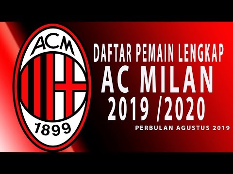 Daftar Squad Lengkap Pemain AC Milan per Agustus 2019