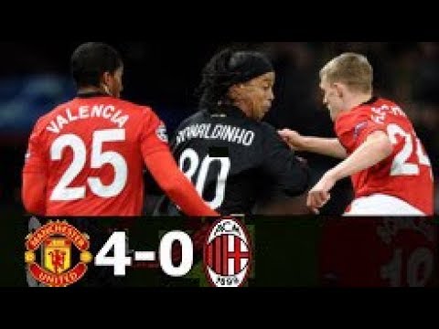 Manchester United vs AC Milan 4-0 Champion League 2010