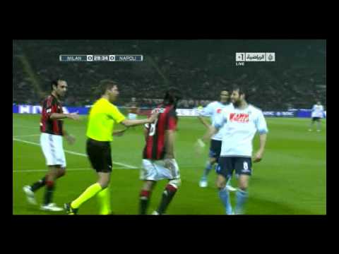 Dossena and Gattuso – Milan vs Napoli 3-0 28/2/2011