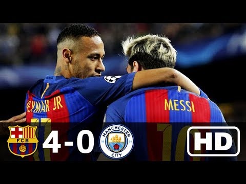 Barcelona vs Manchester City 4-0 Highlights – UCL 2016/2017