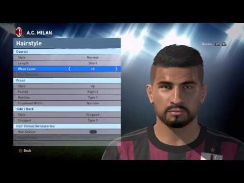 PES 2016 – Kevin-Prince Boateng face [ AC Milan ]