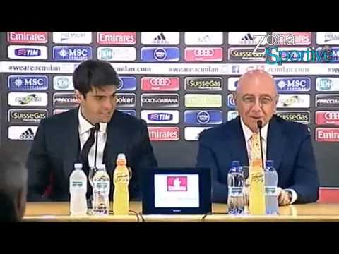 Prezantimi i Ricardo Leite Kakà ne Ac Milan 05/09/2013