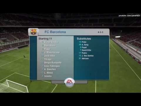 [03/12/2013] AC Milan vs FC Barcelona (UEFA Champions League FIFA 13 Highlights)