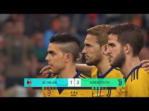 PES 2018 PC – AC Milan vs Juventus Penalty Shootout