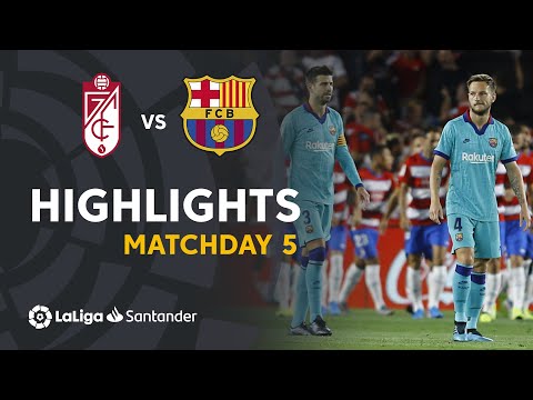 Highlights Granada CF vs FC Barcelona (2-0)