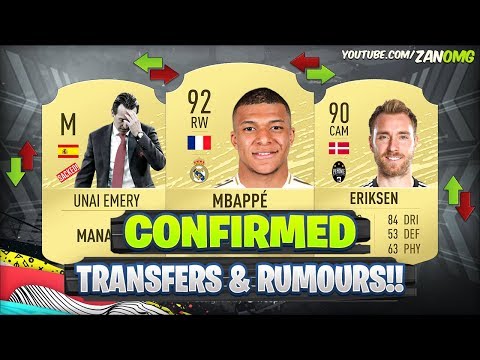 FIFA 20 | NEW CONFIRMED TRANSFERS & RUMOURS!! ?? | FT. MBAPPE, ERIKSEN, EMERY..