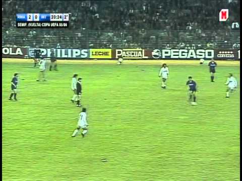 Real Madrid – Inter Milan. UEFA Cup-1985/86  (5-1)