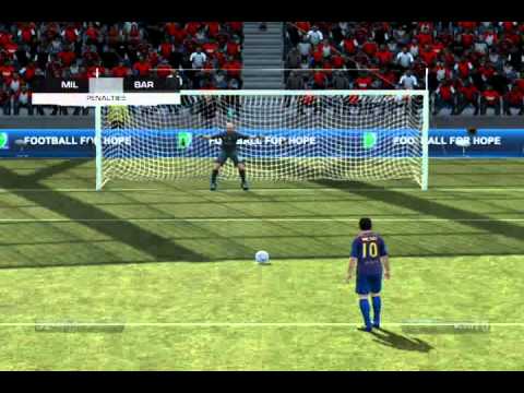 FIFA 12 Demo AC Milan-Barcelona Penalty Shoot-out