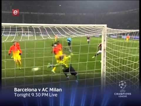 UEFA Champions League: Barcelona vs AC Milan (Tonight 12/03/2013)