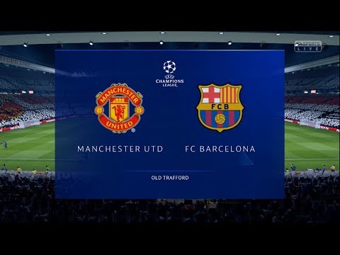 Manchester United vs Barcelona – Quarter finals – Champions League 2019 Gameplay