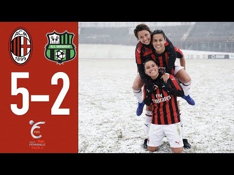 Highlights AC Milan 5-2 Sassuolo – Matchday 14 Women's Serie A 2018/19